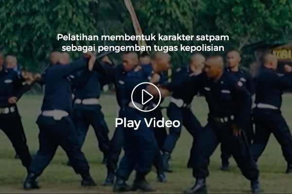 Pelatihan membentuk karakter Satpam sebagai pengemban tugas kepolisian